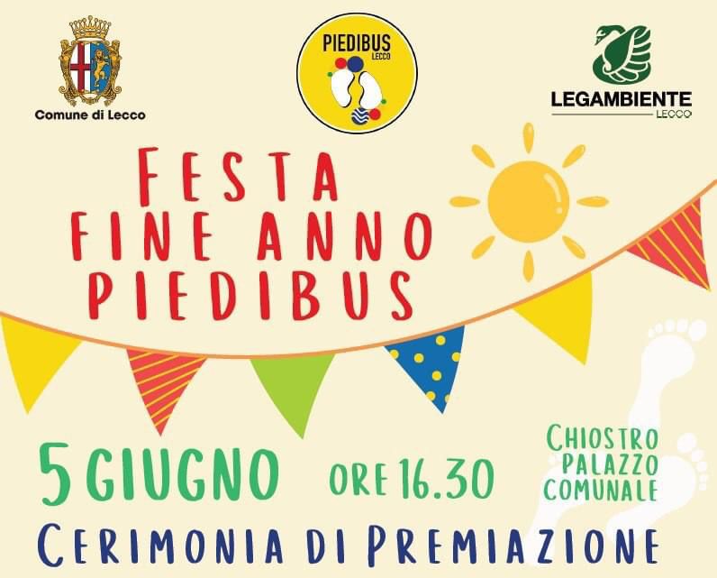 PIEDIBUS LECCO VI INVITA ALLA FESTA DI FINE ANNO 1