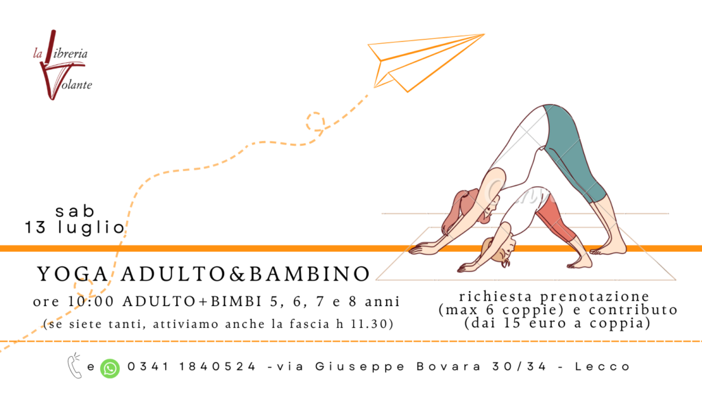 YOGA ADULTO E BAMBINO ALLA LIBRERIA VOLANTE 1