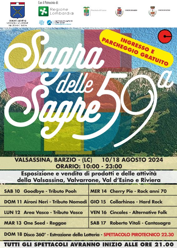 LA SAGRA DELLE SAGRE torna con la 59ª edizione 1