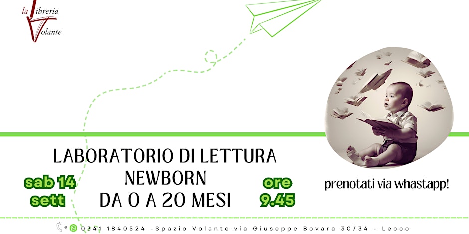 LABORATORIO DI LETTURA NEWBORN: da 0 a 20 mesi 1