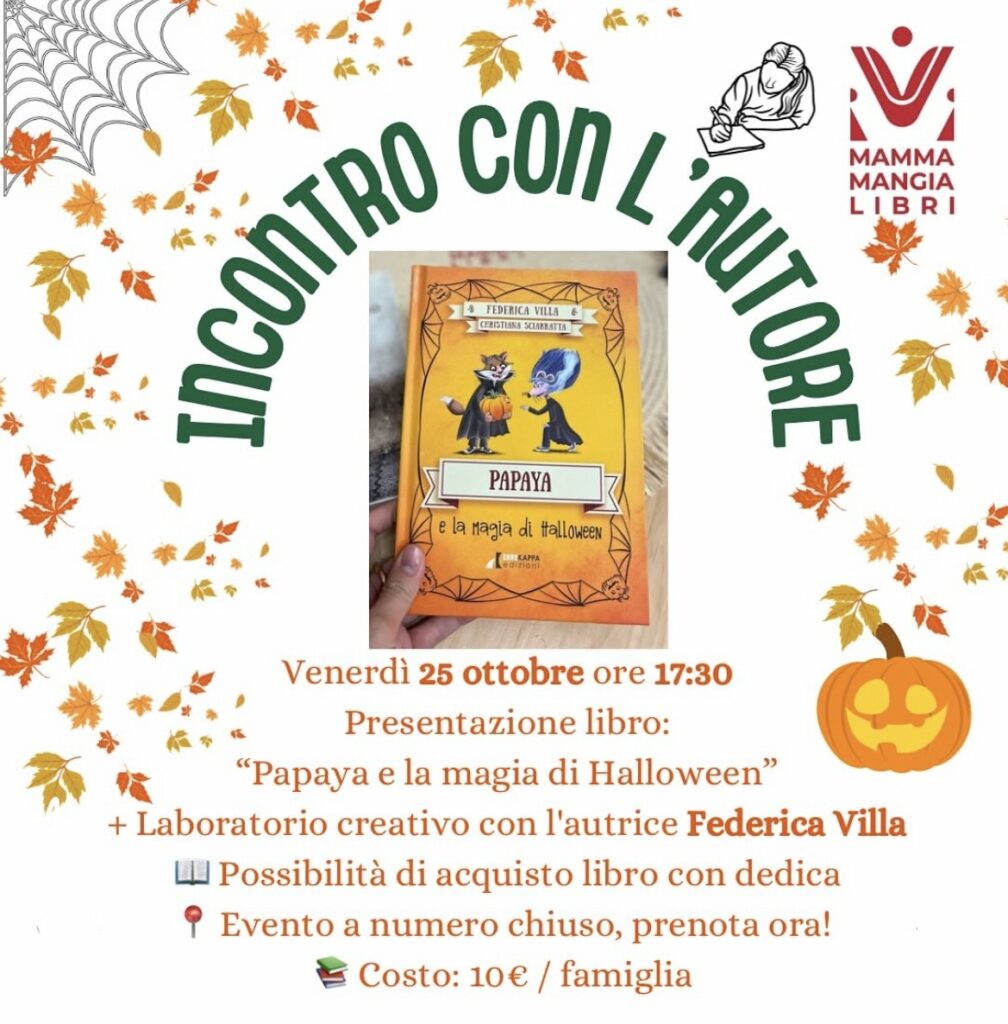 "Papaya e la magia di Halloween” incontro con l’autore 1