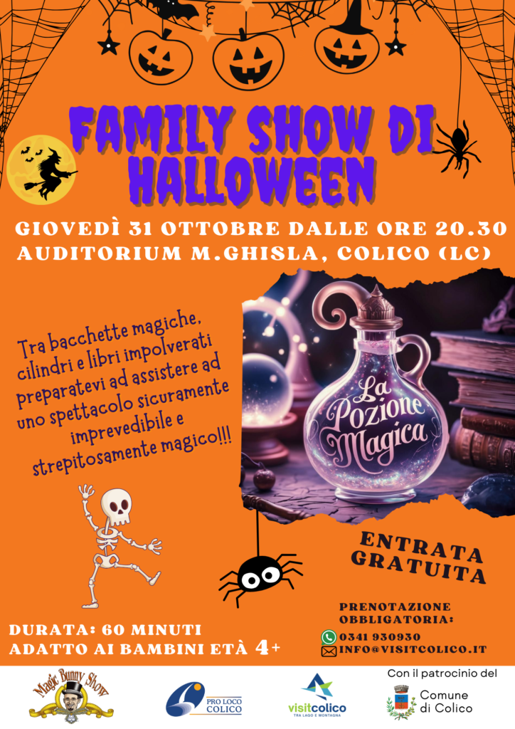 “La pozione magica”: Family show di Halloween 1