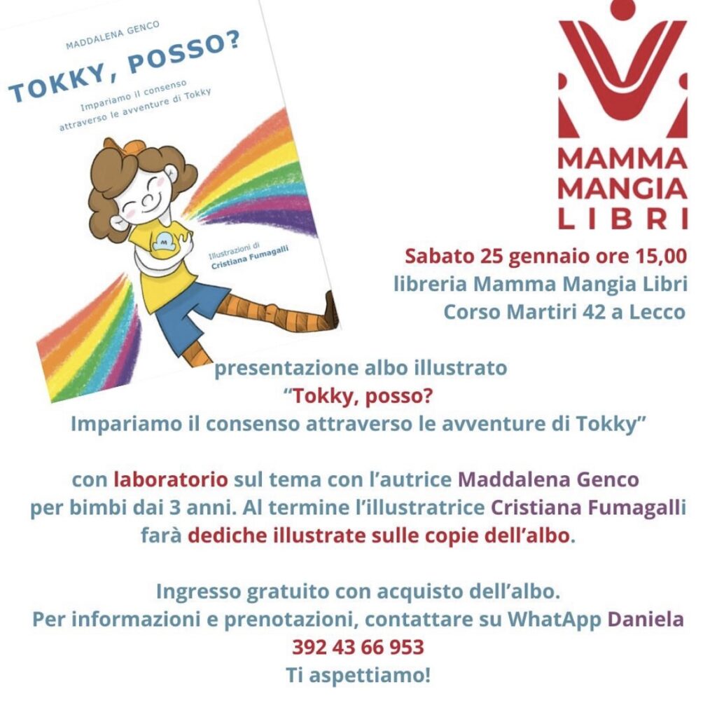 “Tokky, posso?”: impariamo il consenso attraverso le avventure di Tokky 1