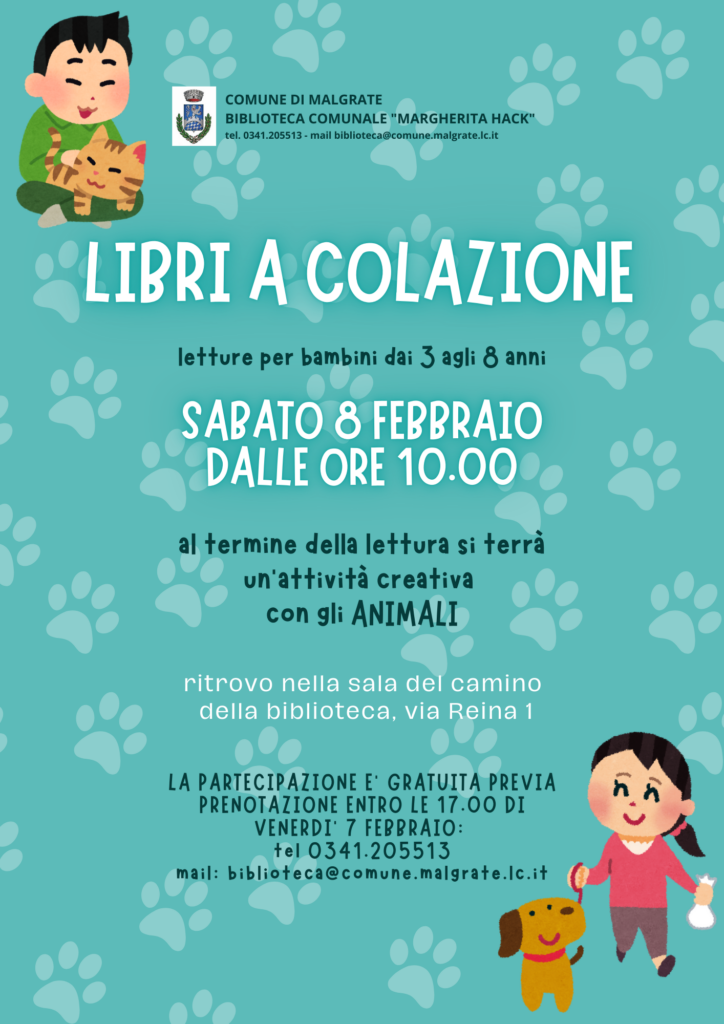 Libri a Colazione con gli amici a 4 zampe! 1